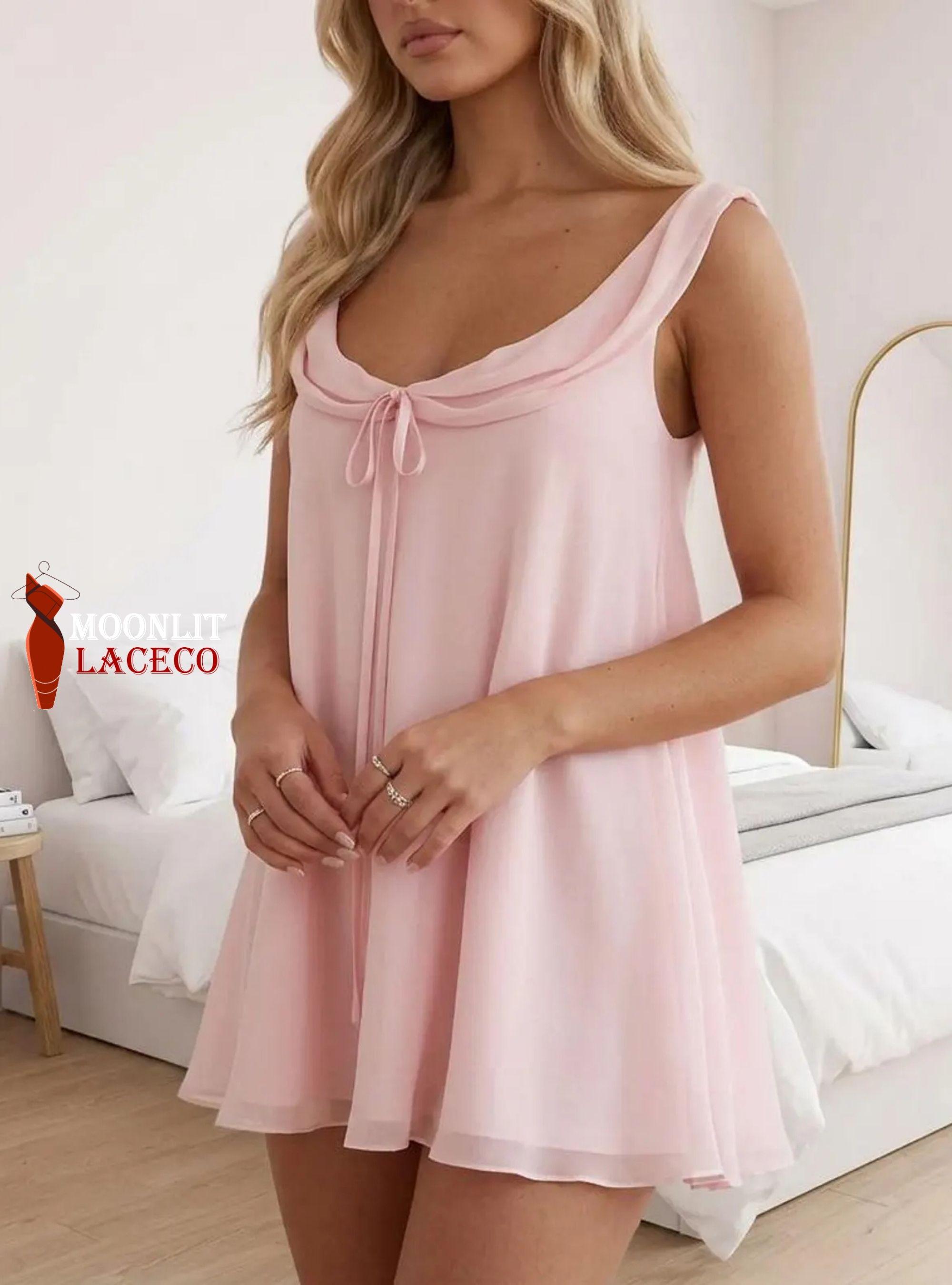 Pink Babydoll Dress - Etsy