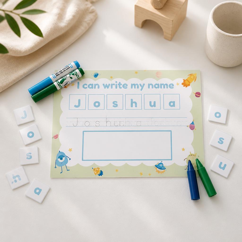 Name Tracing Patterns Name Tracing Worksheet Printable | Personalised Name Practice ...