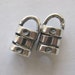3 Sets 4MM Sterling Silver End Cap 6 Crimp Style Cord Ends Fits Leather