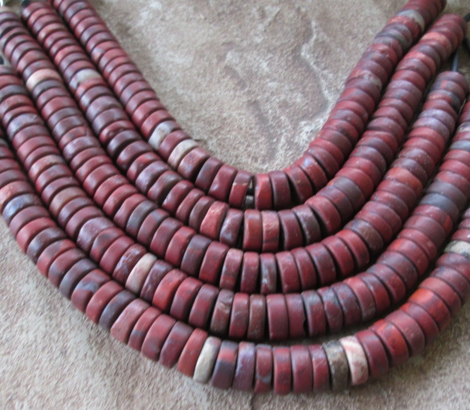 Large Hole Bead 10 Mm Heishi 2.5 Mm Big Hole Matte Rainbow Etsy