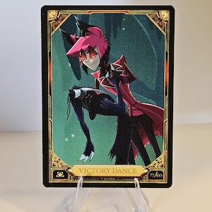 Hazbin Hotel Fan Card | Victory Dance | Alastor and Vox