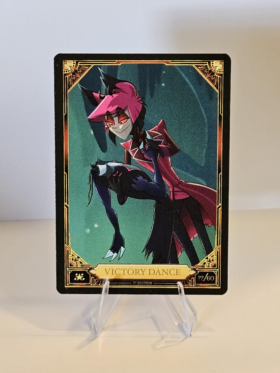 Hazbin Hotel Fan Card | Victory Dance | Alastor and Vox