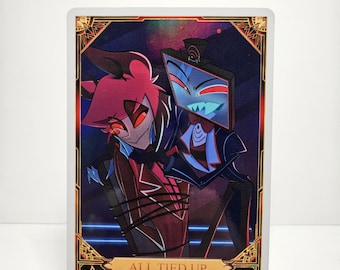 Hazbin Hotel Fan Card | All Tied Up | Alastor and Vox
