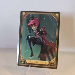 Hazbin Hotel Fan Card | Victory Dance | Alastor and Vox image 4