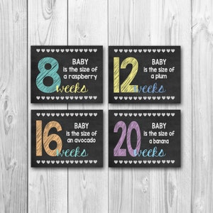 Pregnancy chalkboard, monthly countdown, chalkboard printable, pregnancy photo props, instant download