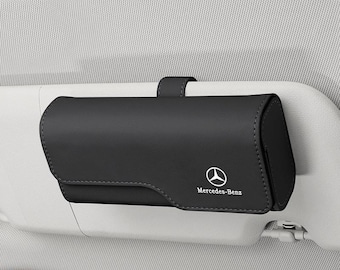 Mercedes-Benz Magnetic Car Sun Visor Sunglasses Storage Box Holder