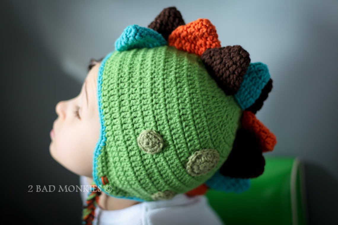 Dinosaur Hat Baby Dinosaur hat toddler dinosaur hat Dino Etsy