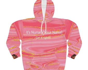 Sudadera con capucha "No es fácil" / Sudadera con capucha "Enfermera"