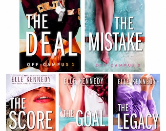 Off-Campus 5 Book Collection Set by Elle Kennedy English Paperback BookTok
