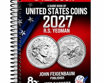 2027 Red Book Spiral Edition | A Guide Book of United States Coins 80th Edition | Whitman Coin Price Guide | US Coin Values | Free Shipping