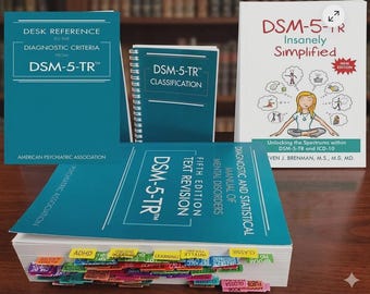 DeskReference the Diagnostic CriteriaFrom Dsm-5-tr | Psychiatry Study Guide Mental Health Clinical Manual | Dsm-5-trClassificationPaperback