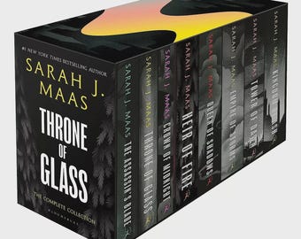 Throne of Glass 8 Books Box Set By Sarah J. Maas, Paperback