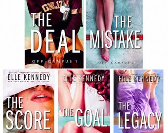 Off-Campus 5 Book Collection Set by Elle Kennedy English Paperback BookTok