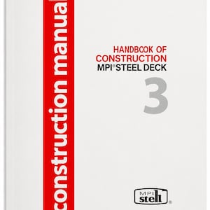 SDI Manual Construction Steel Deck 3rd Edition | Structural Engineering Reference Book