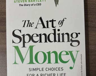 The Art of Spending Money Paperback | Morgan Housel Personal Finance Guide