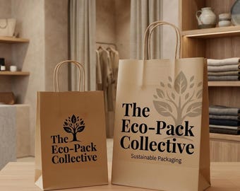 branded Kraft Paper Bag, Prime Thick Paper Bag, Shopping Gift Bag, Custom brown kraft Paper bag, Grocery Bags With Handles