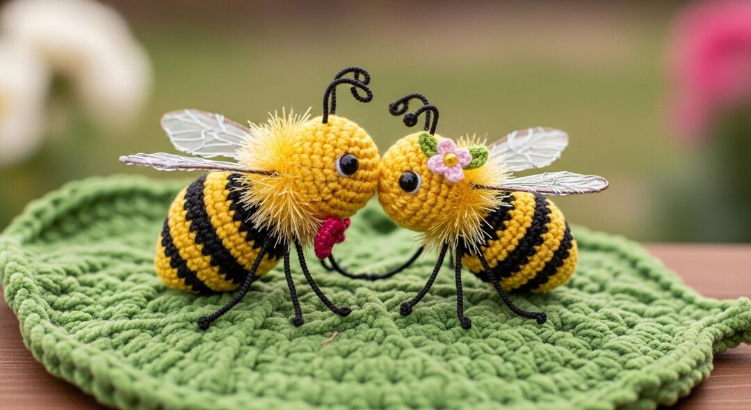 Bee Crochet Pattern | Amigurumi Bee Plush Toy | Adorable Bumblebee ...