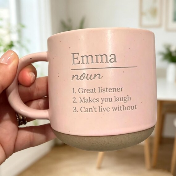 Custom Name Definition Mug, Personalized Best Friend Coffee Mug, Customizable Name Meaning Cup, Birthday Gift for Bestie,Unique Gift for Her
