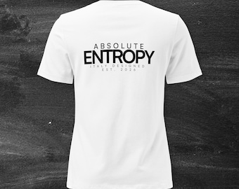 Camiseta Techwear para mujer, corte relajado – Camiseta gráfica estilo streetwear cyberpunk / Absolute Entropy