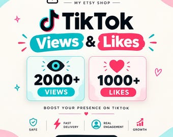 Meer dan 2000 weergaven en meer dan 1000 likes | Sociale media marketing | Promotie van je webwinkel | socialbystatus
