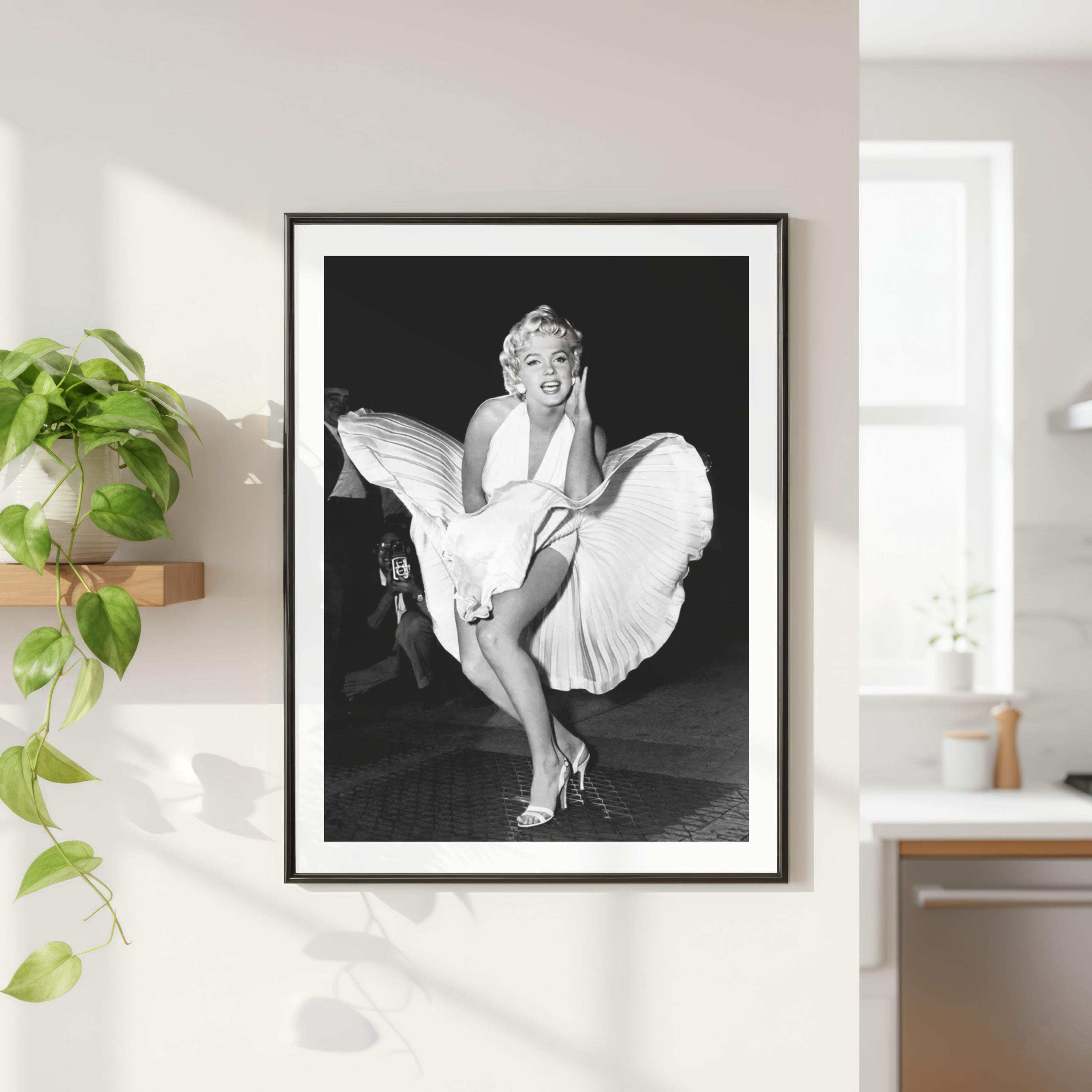 Vintage Marilyn Monroe Poster, Retro Hollywood Print, Iconic Movie Star ...