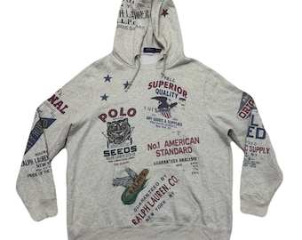 Sudaderas con capucha vintage de POLO RALPH LAUREN con diseño exclusivo.
