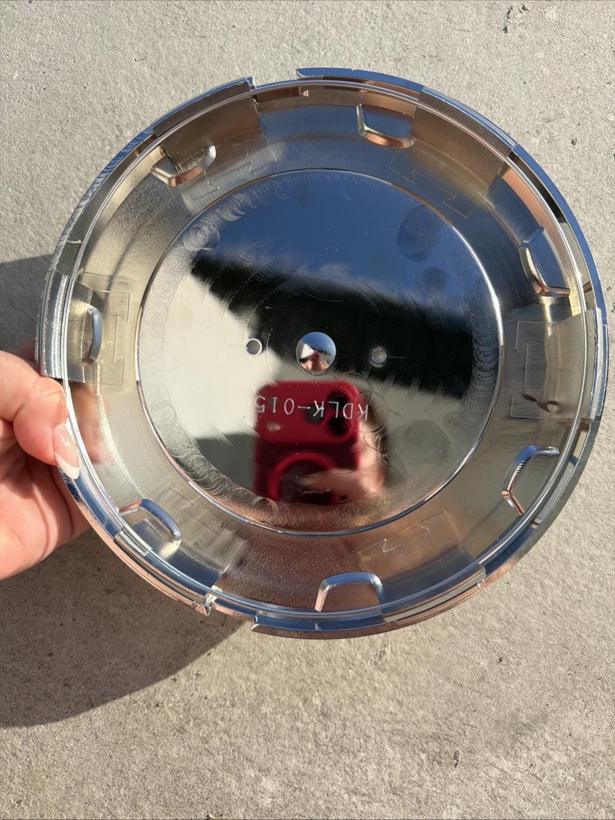 22” Escalade Style Wheel Center Caps Set of 4 | Chrome Rim Caps ...