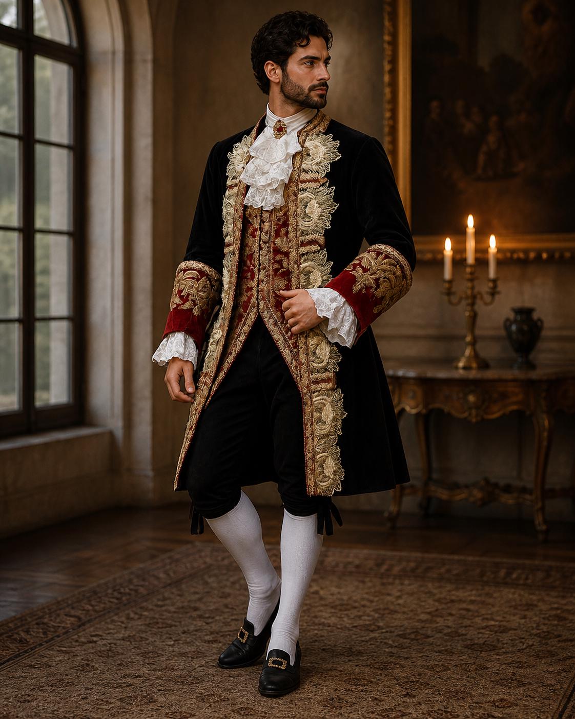 1700s Men Rococo Baroque Costume - Etsy 1700s Men Rococo Baroque Costume - Etsy