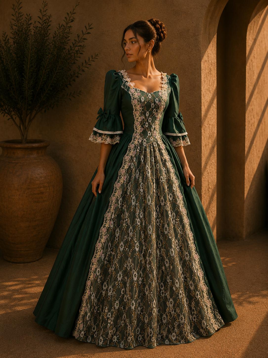 queen dress green Prana dress – Unique Boutique Waterloo main image 1