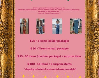 Thrift Bundle - choose your own adventure