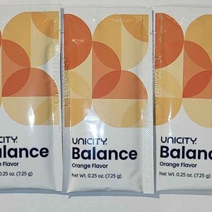 3 Pack Unicity Balance (90 Sachets) | Natural Orange Flavor | Feel Great Metabolism Booster for Cholesterol & Fat Loss image 5