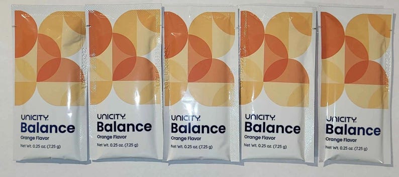 3 Pack Unicity Balance (90 Sachets) | Natural Orange Flavor | Feel Great Metabolism Booster for Cholesterol & Fat Loss image 5