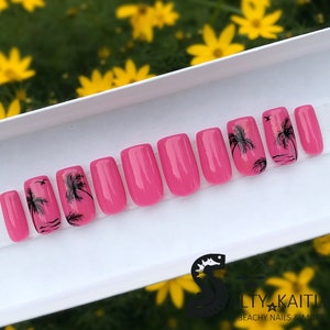 Ocean Breezes Gel Press On Nails