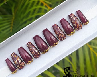 Wine Not? Press On Gel Nails
