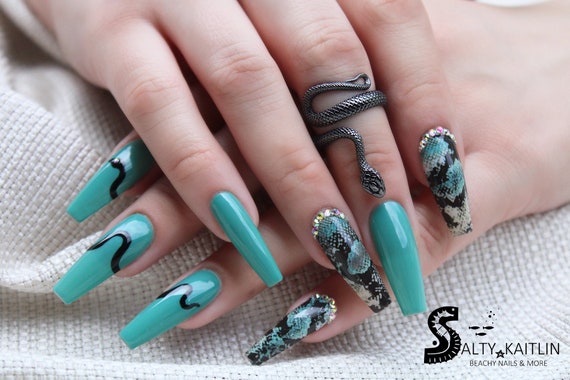 115+ Turquoise Ombre Nail Designs and Ideas