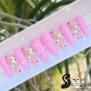Spring Fever Floral Press On Gel Nails