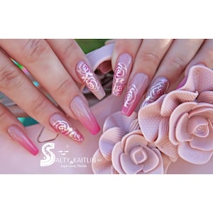 No Way, Rosé Valentine’s Day Gel Press On Nails