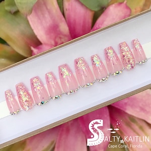 Birthday Bling Gel Press On Nails