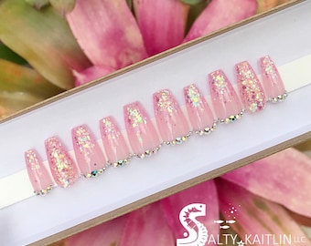 Birthday Bling Gel Press On Nails