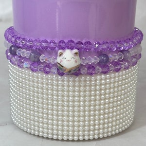 Stanley Cup Bracelets in Shades of Purple