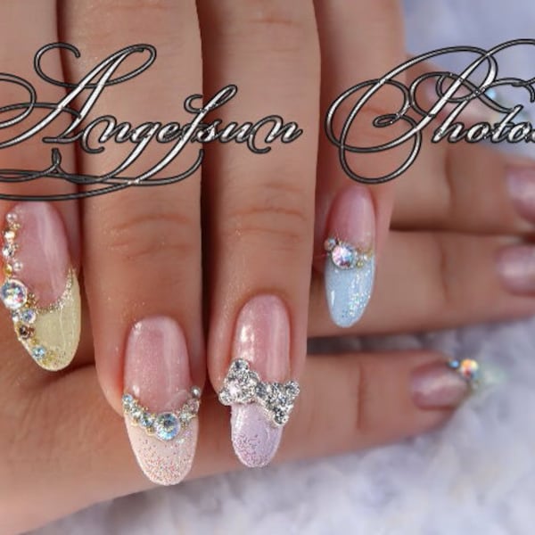 Pastel Easter Gel Press On Nails