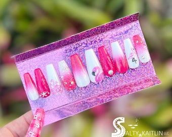 Let's Flamingle Gel Press On Nails