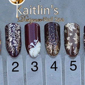 Designer Autumn Press On Gel Nails