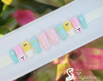 Feeling a Little Egg-Stra Today Gel Press On Nails
