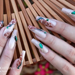 You’ve Been Spotted Gel Press On Nails