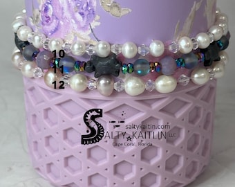 REAL Freshwater Pearls, Gemstones & Crystals Stanley Cup Bracelets