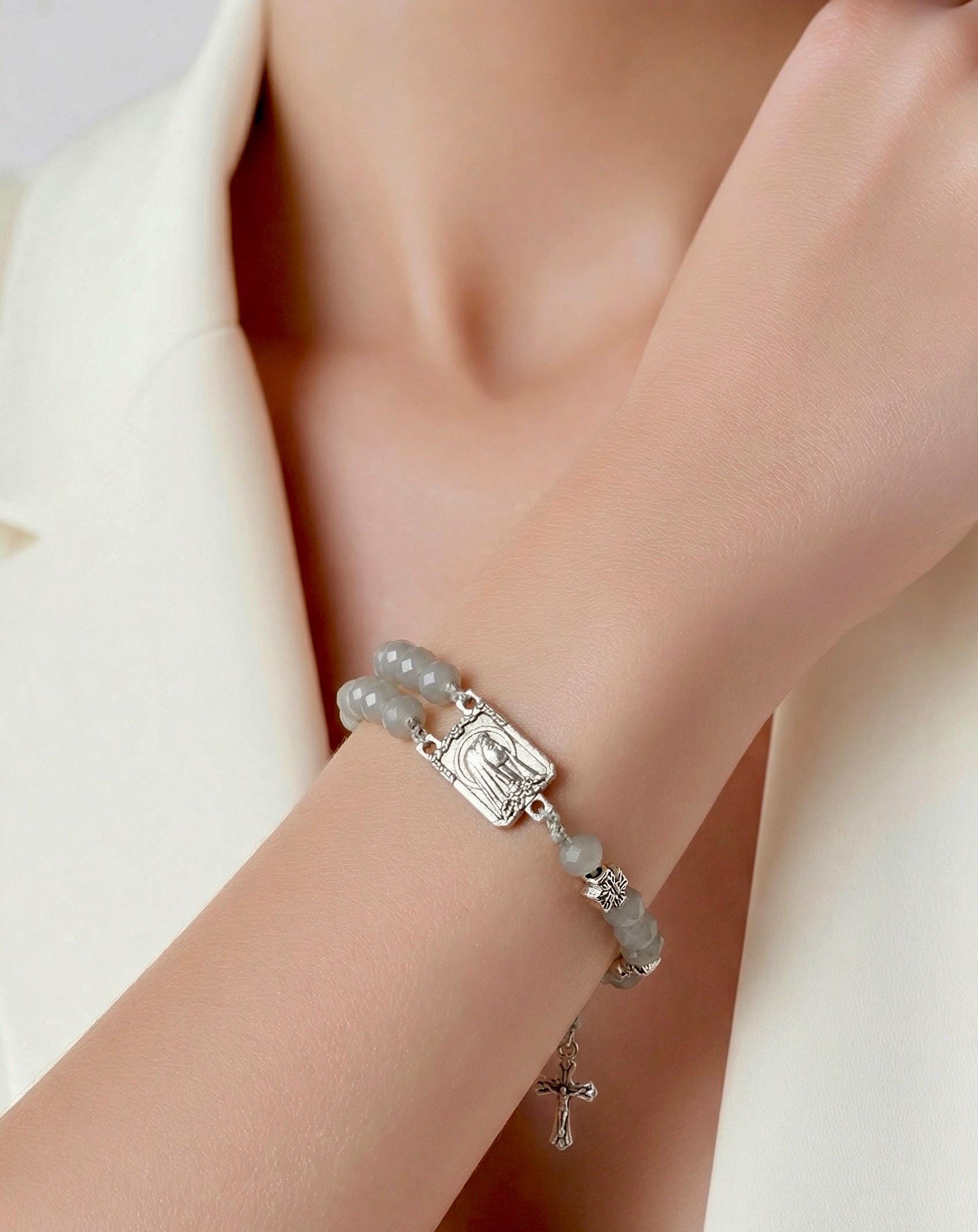 Magnet clasp crystal bracelet - Etsy 日本