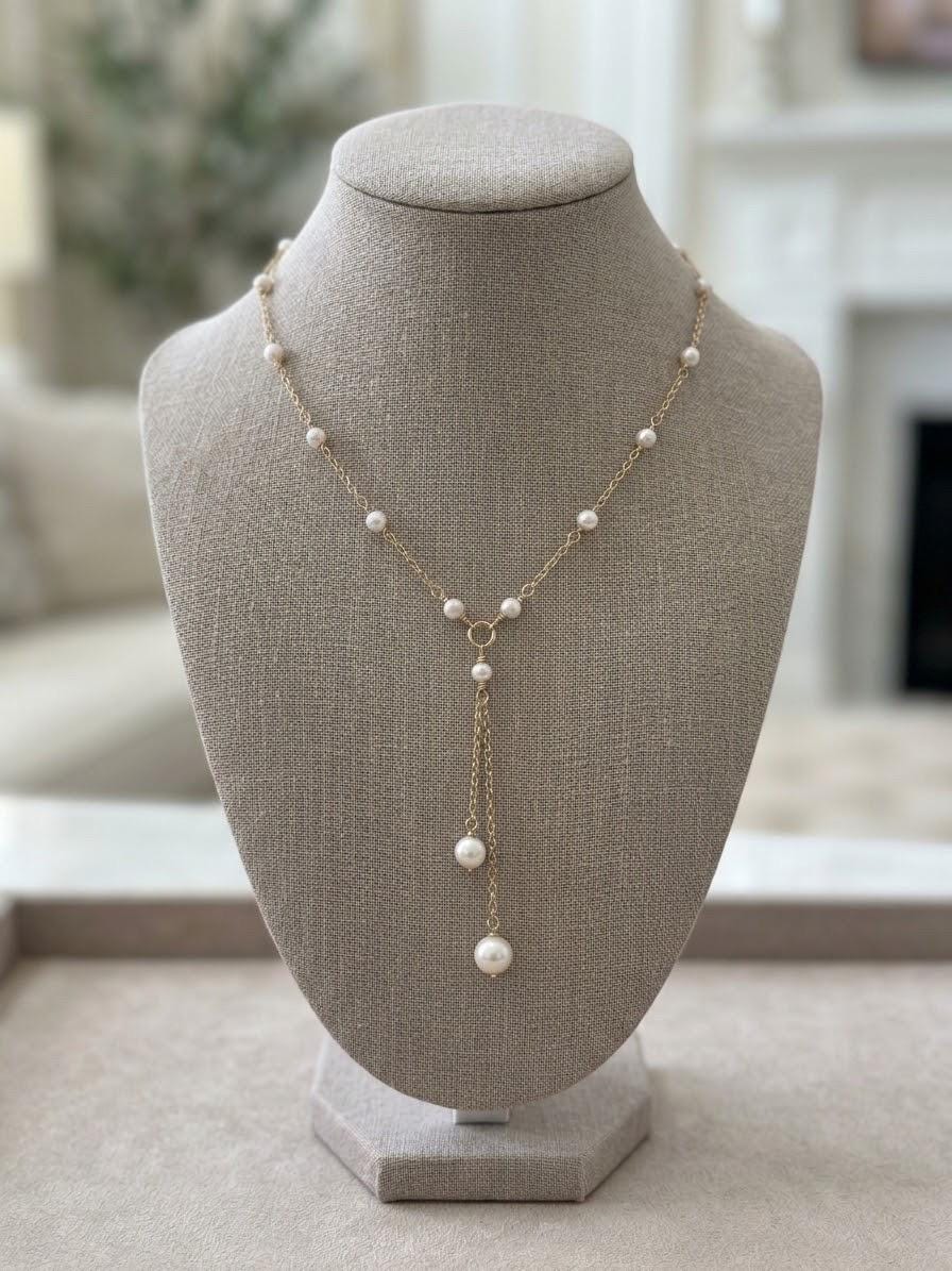 Deep V Neck Necklace - Etsy