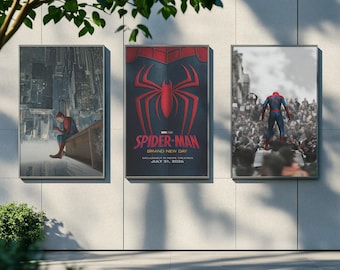 Plakat Spider-Man Brand New Day – grafika ścienna z komiksu Marvela, wydruk z odrodzeniem bohatera, nowoczesny wystrój z superbohaterami, kultowa sztuka fabularna