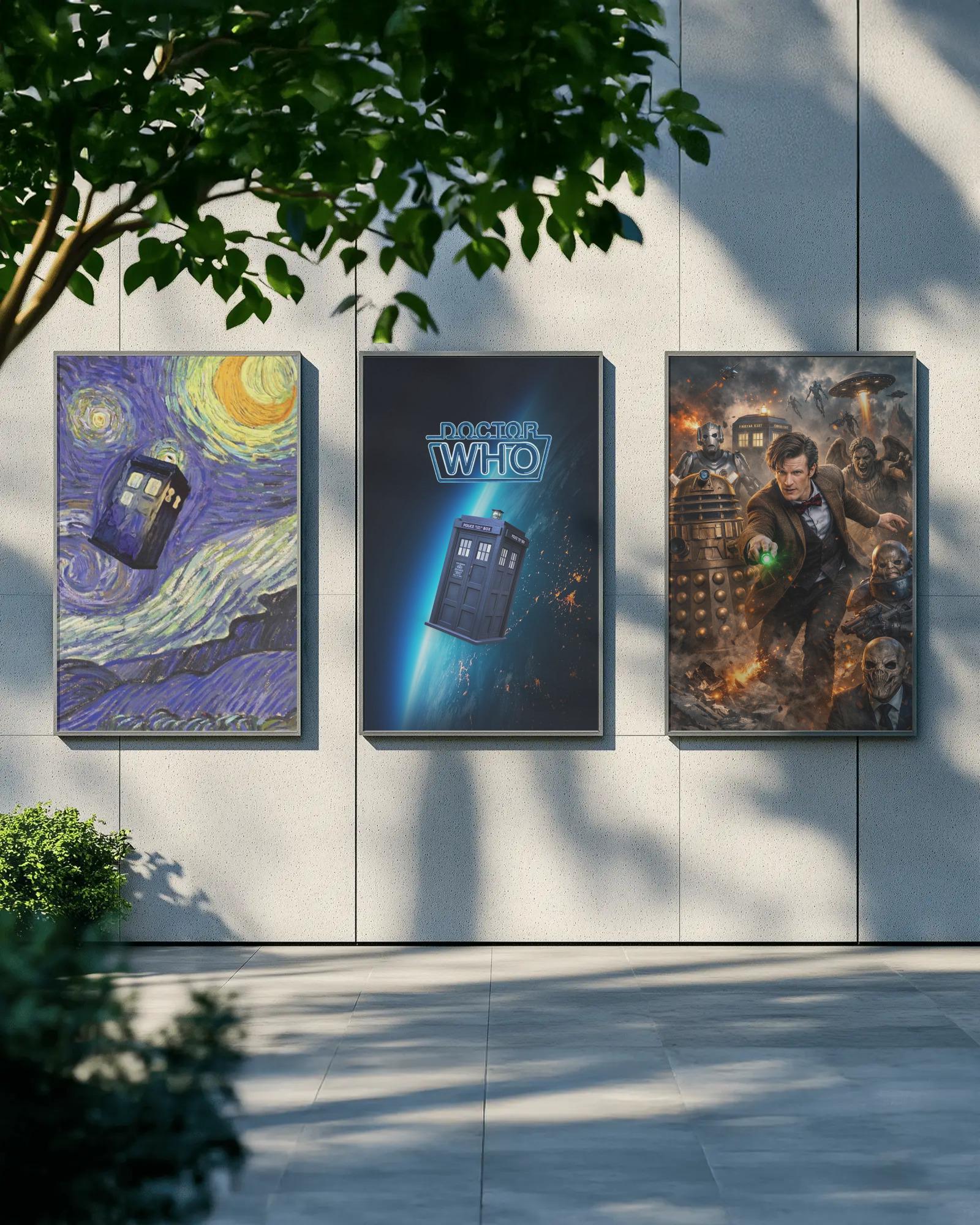 Doctor Who – Sci-fi Time Travel Poster, TARDIS Space Adventure Art ...